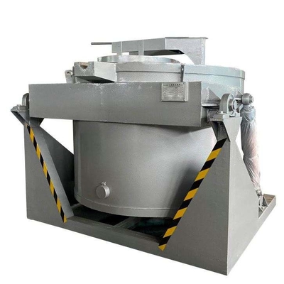 De roterende Oven van de Smelten van metaalinductie 2000kgs voor Aluminiumschroot