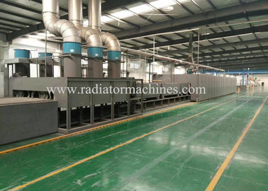 Electric & Gas Aluminium Radiator Brazing Furnace 250 * 1200 Mm High Efficiency