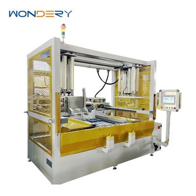 kopen Aluminum Radiator Core Builder Machine for 4 Rows with 3.5 Mins per Core Assembly online vervaardiging