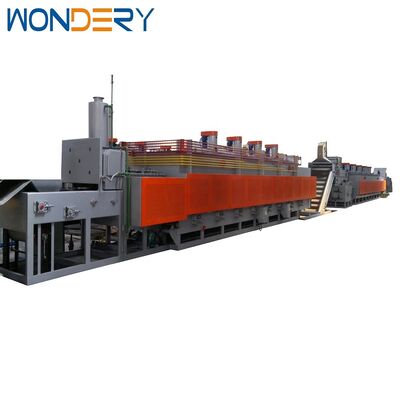 kopen WONDERY Continuous Muffle Mesh Belt Heat Treatment Furnace met PID-temperatuurregulatie voor carburizatieproces online vervaardiging