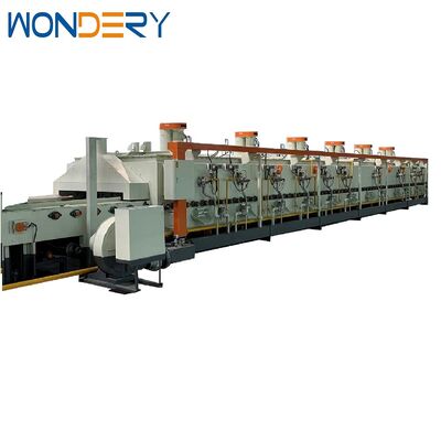kopen WONDERY 350 kg/uur aardgas Continuous Carburizing Mesh Belt Furnace met Siemens PLC Control voor industriële warmtebehandeling online vervaardiging