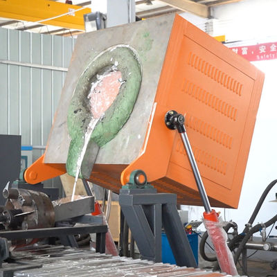 500 Kg Elektrische Smeltende Oven de Oven van de het Smelten van metaalinductie van 850 Graadcelsius