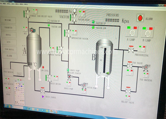 VPI2800 Volautomatische vacuümdruk-impregneerapparatuur Isolatie voor motoren en transformatoren D2800*H3400mm