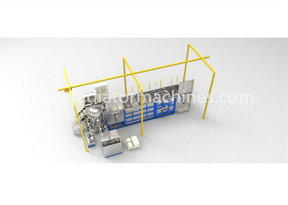 Rotatietype Automatisch vergrendelen 6 Zijdelinge vacuümimpregnatieapparatuur