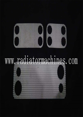 Op maat gemaakte Aluminium Lowered Fin Plate Fin Heat Exchanger Aluminium Fin 600mm Max Fin