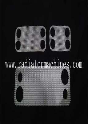 14 mm Verticale slag Warmteoverdracht Vinnen door Radiator Fin Machine