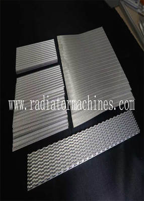Gepersonaliseerde Vinnen Pitch Aluminium Stamped Radiator Vinnen Stroke To Buyer Specs