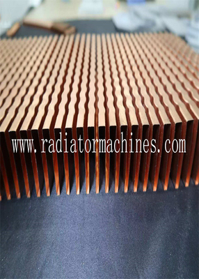 1-12 mm Vinnenhoogte Radiator Vinnenmachine voor Quatomized Vinnenlengte