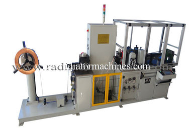 De Radiator die van de kopervin Machineac Servobesturing met 60 M/Min-het Voeden Snelheid maken