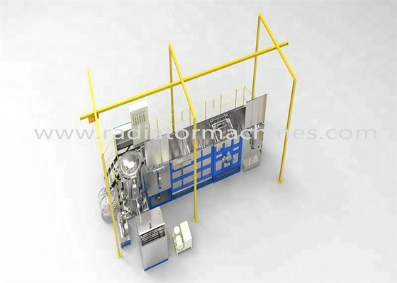 Van de de Drukimpregnatie van aluminiumafgietsels het Vacuümmateriaal Maximum Dia 1500 mm