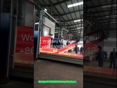 Elektrische weerstand hogetemperatuur wagenbodem warmtebehandelingsoven