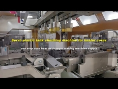 auto / auto verwarmingskern plastic tank clinchmachine, plastic tank krimpmachine